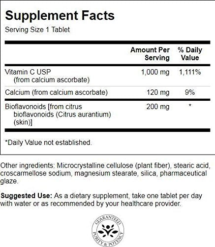 Swanson Buffered C with BioFlav 1000mg Tablets 250 Tablets