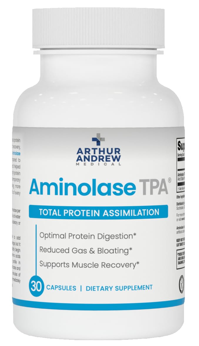 Arthur Andrew Medical Aminolase TPA Protein Assimilation 30 Capsules