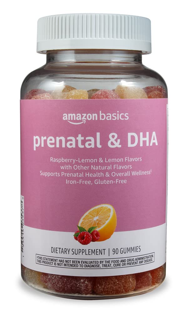 Amazon Basics Prenatal & DHA Gummy 90 Count