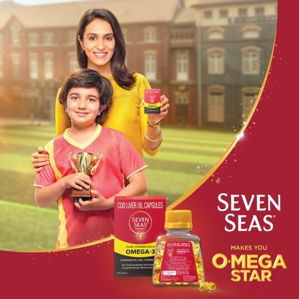 Seven Seas Seacod Cod-liver Oil Capsules 100 Capsules