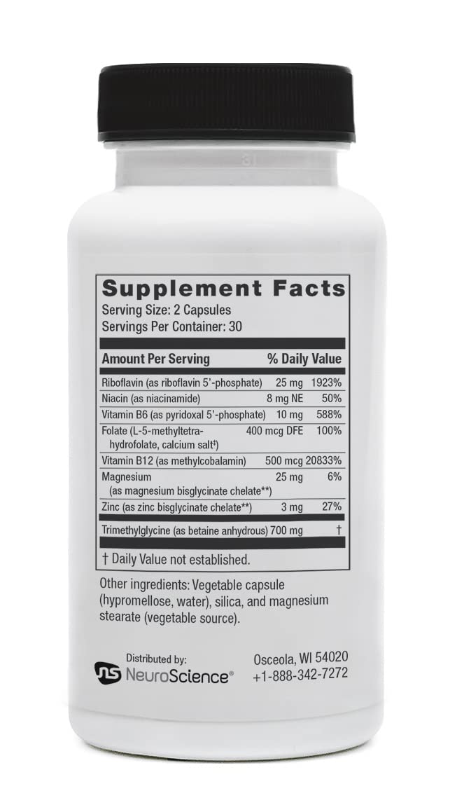 NeuroScience Methyl FMT - L-Methylfolate, 60 Capsules