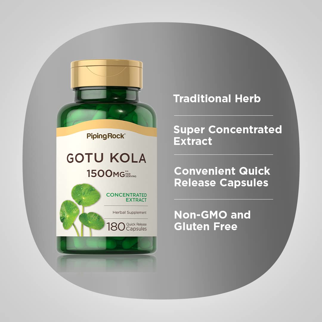 Piping Rock Gotu Kola 180 Capsules