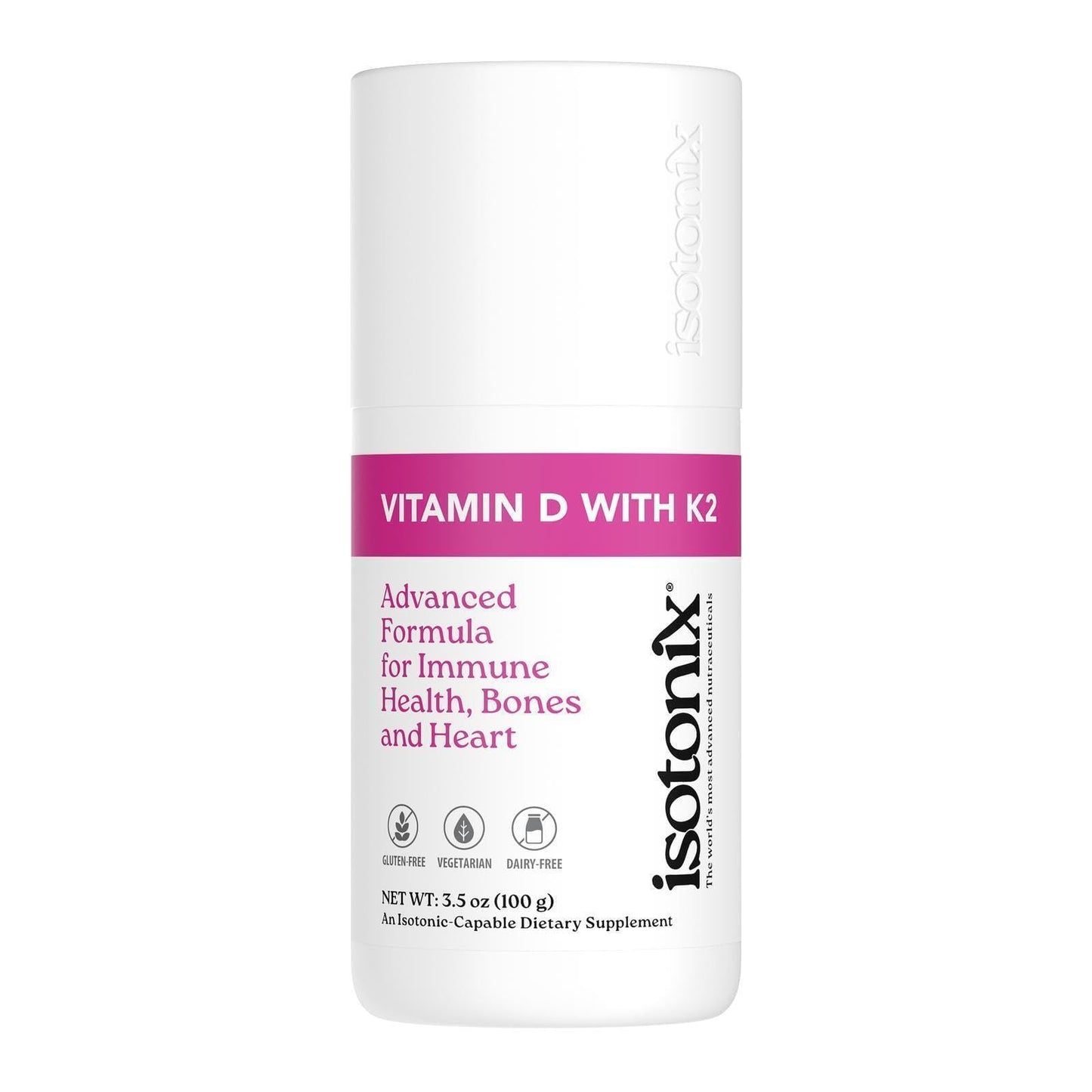 Isotonix Vitamin D3 with K2, Bone & Immune Support Powder 3.5 Ounce
