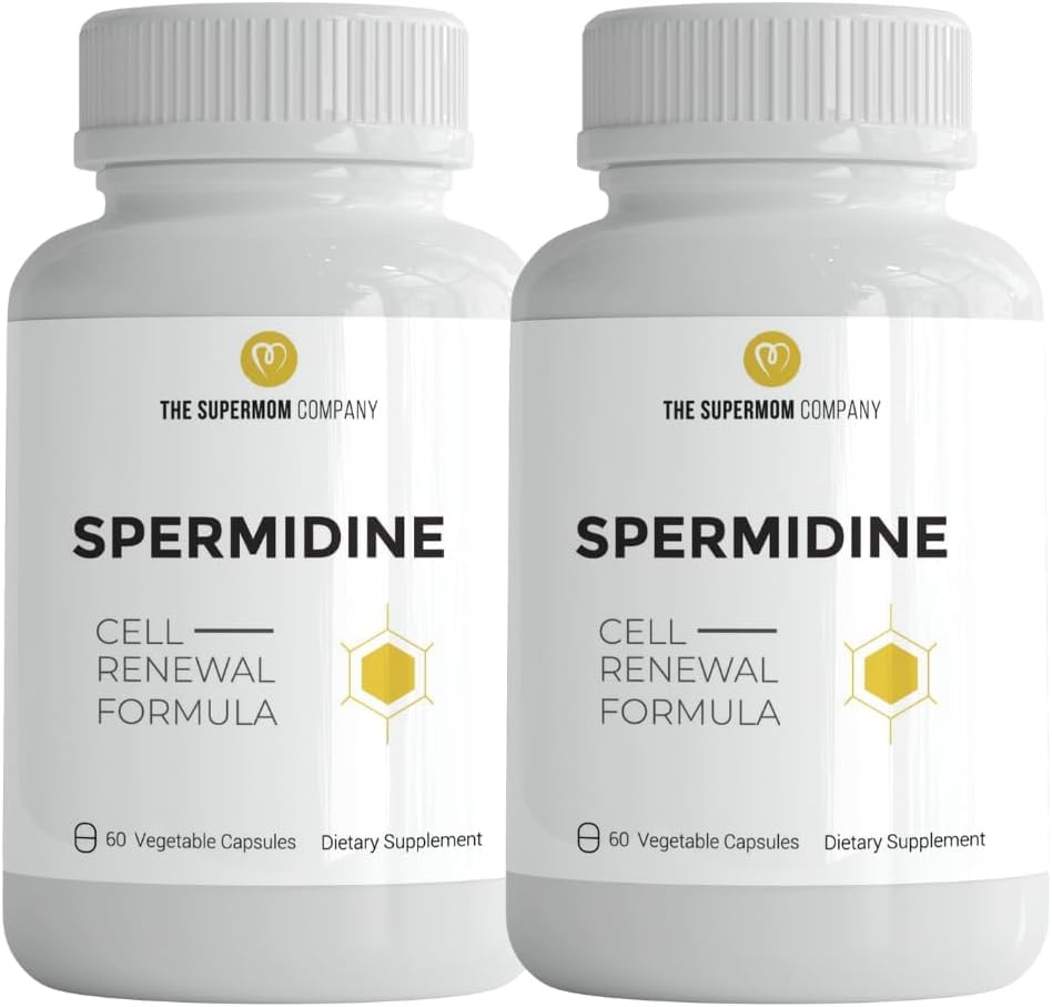 The Supermom Company Spermidine Supplement 120 Vegetable Capsules 2-Pack