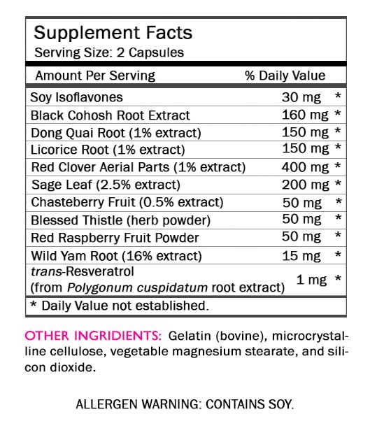 Swan Life Essentials Menopause Supplements for Women Capsule 60 Count