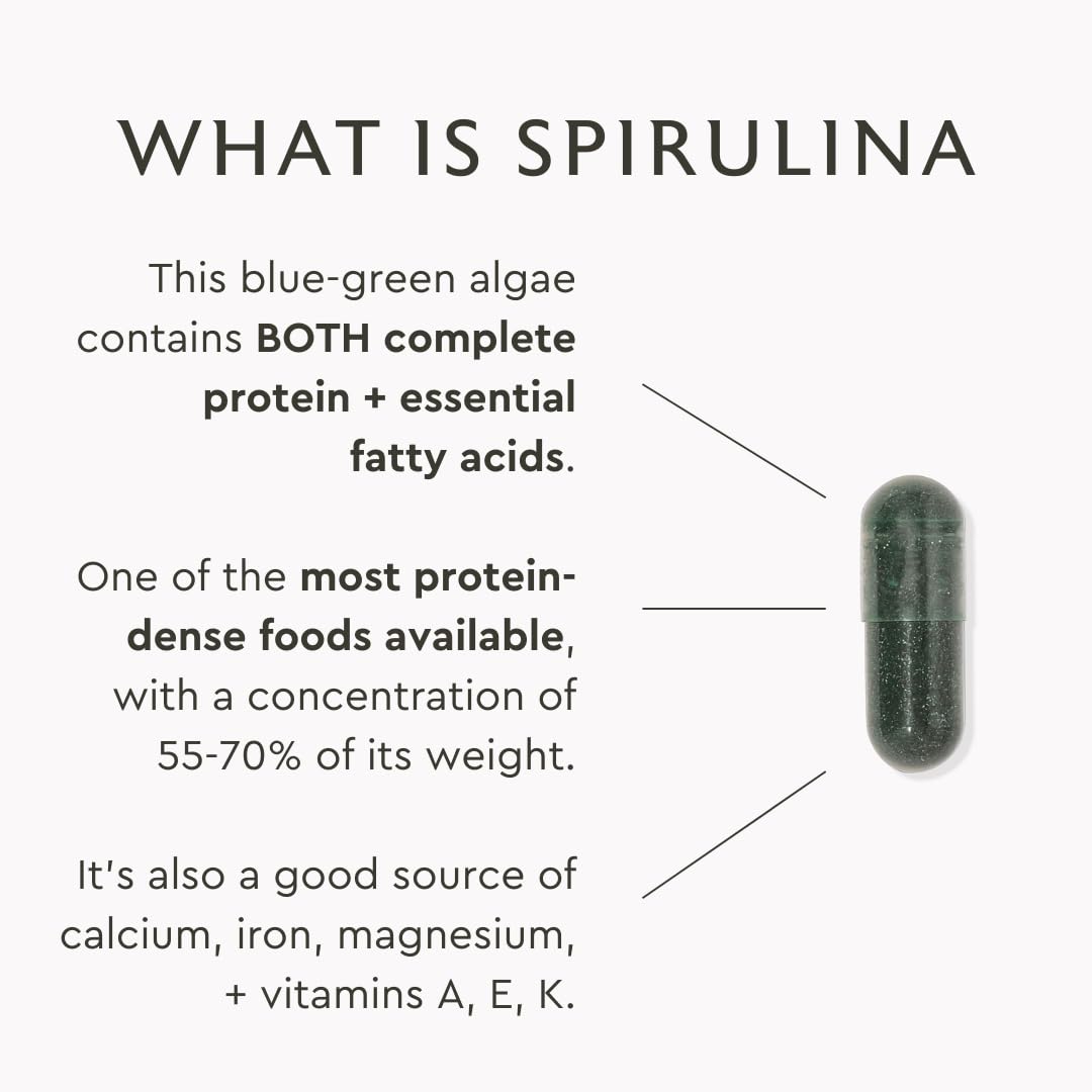 Alaya Naturals Pure Spirulina Capsules 90 Capsules