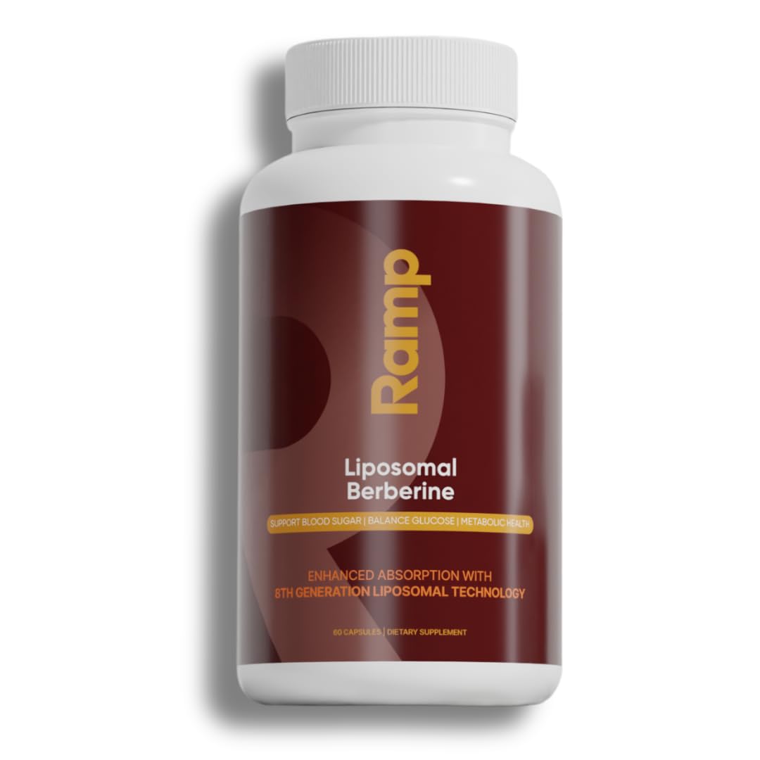 Ramp Nutrition Liposomal Berberine 300mg Berberine HCl Capsules 60 Capsules