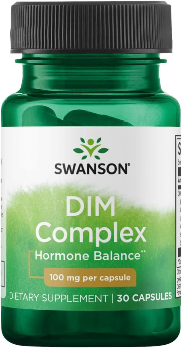 Swanson Ultra Dim Complex (Diindolylmethane) 100 Milligrams, 30 Capsules