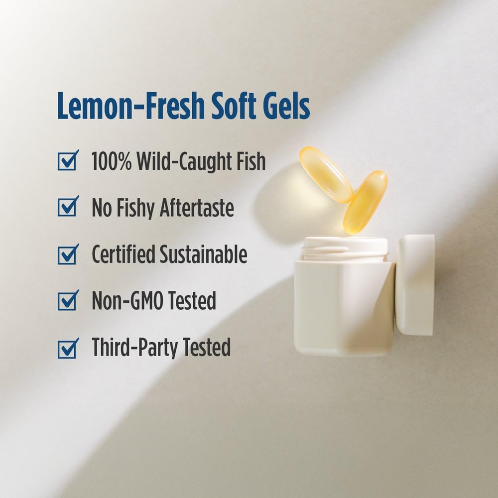 Nordic Naturals ProEPA Xtra Lemon Soft Gels, 120 Soft Gels
