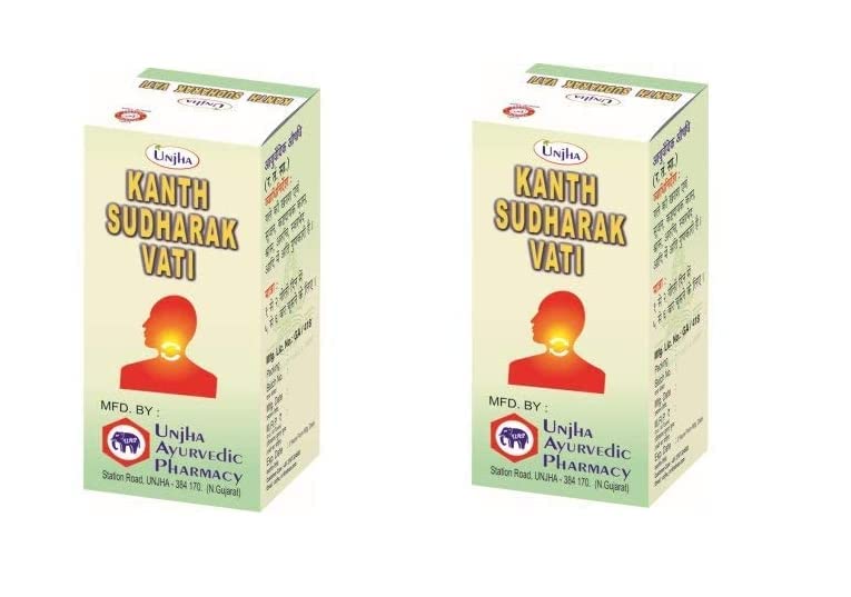 Generic Unjhas Kanth Sudharak Vati Tablets, Pack of 2