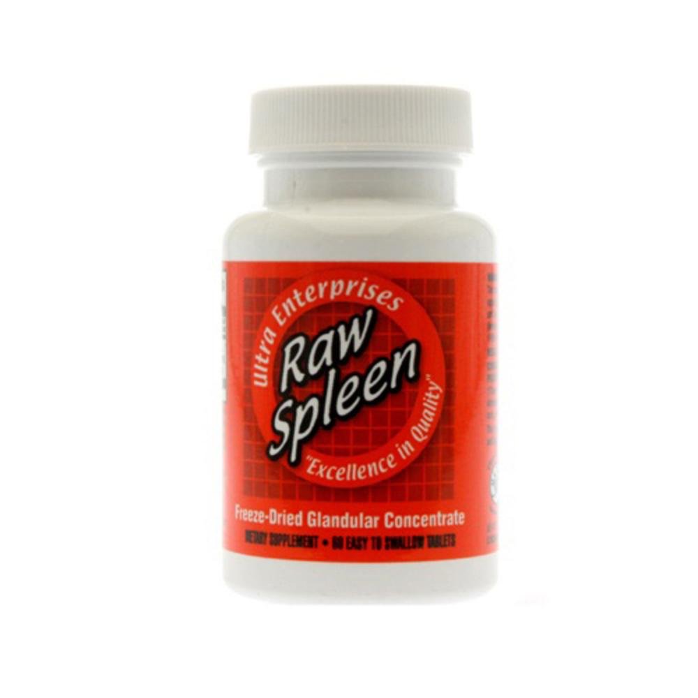 Ultra Glandulars Ultra RAW Spleen 200mg Tablet, 60 Tablets