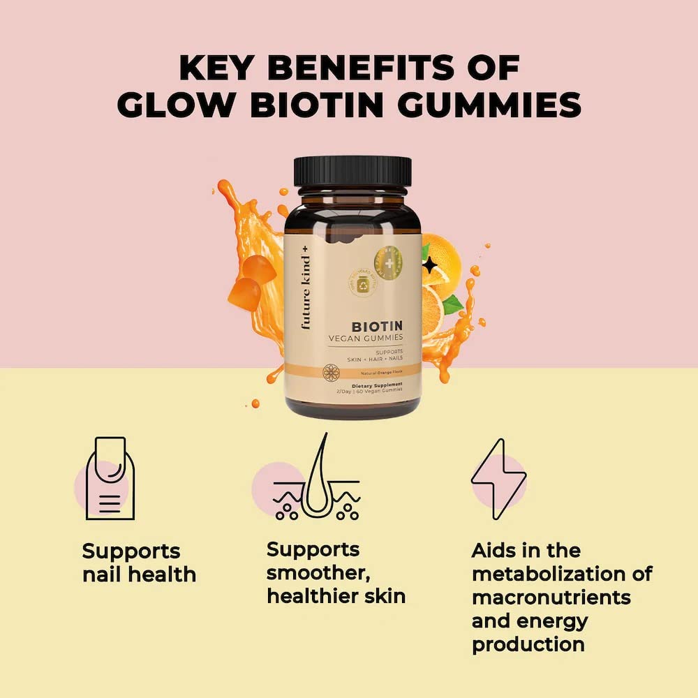 Future Kind Vegan Biotin Gummies, 30 Gummies