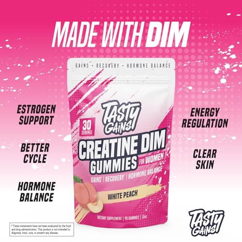 TASTY GAINS Creatine Gummies Bundle for Women & Kids