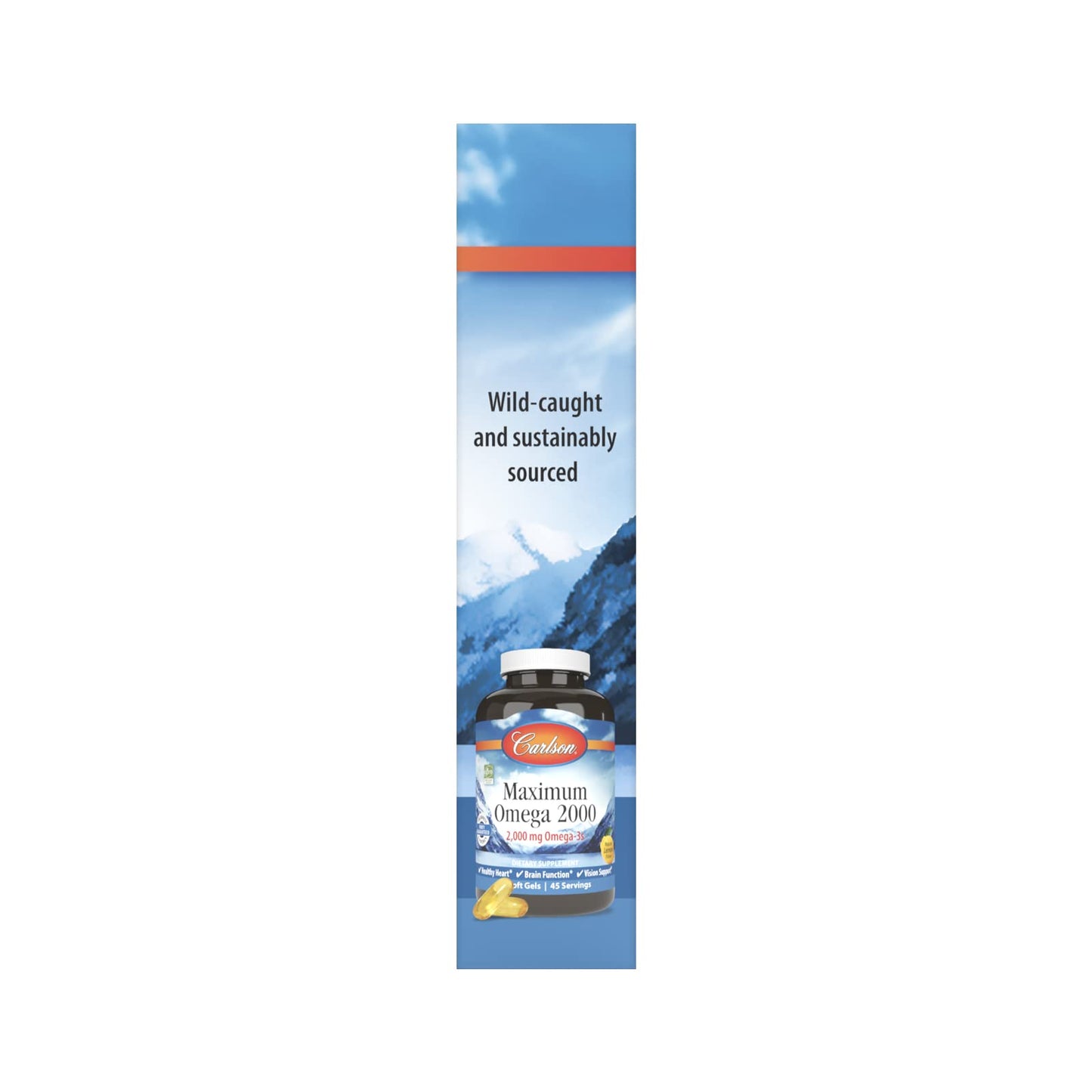 Carlson Maximum Omega 2000 Grab + Go Packs Softgel 30