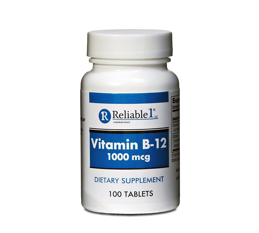 Reliable-1 Laboratories Vitamin B-12 1000 mcg Tablet 100 Tablets