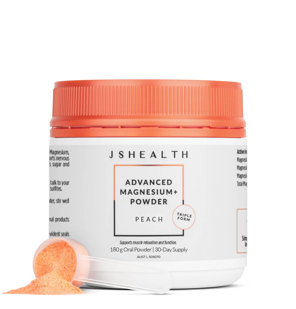 JSHealth Magnesium Powder for Sleep 6.35 Ounce
