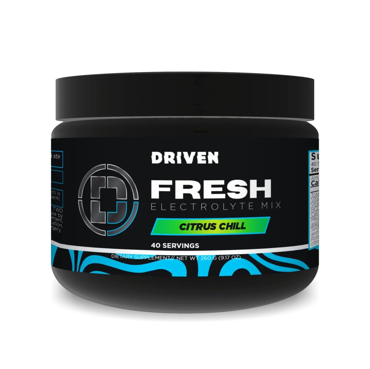 Driven Nutrition F.R.E.S.H Fluid Replacement Energy Stamina Hydration Electrolytes for Ultimate Performance and Recovery Powder 9