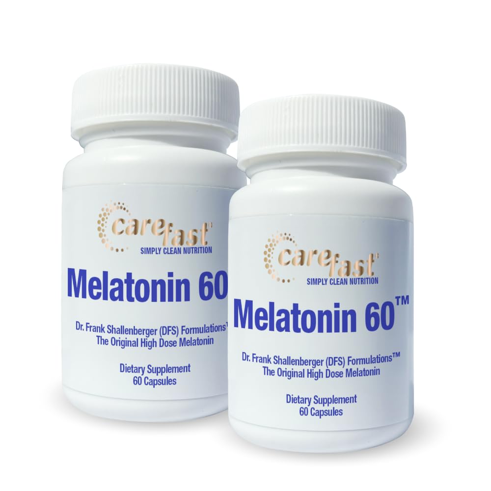 CAREFAST Melatonin 60mg Capsules 120 Count