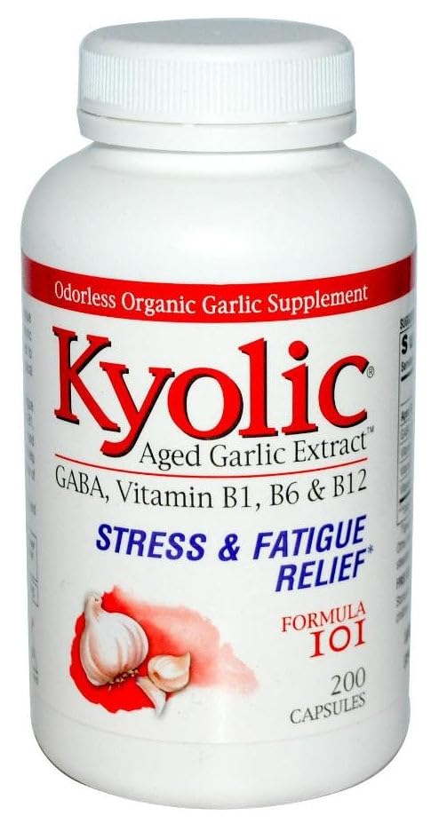 Kyolic #101 Aged Garlic Extract Capsules, 200 Capsules