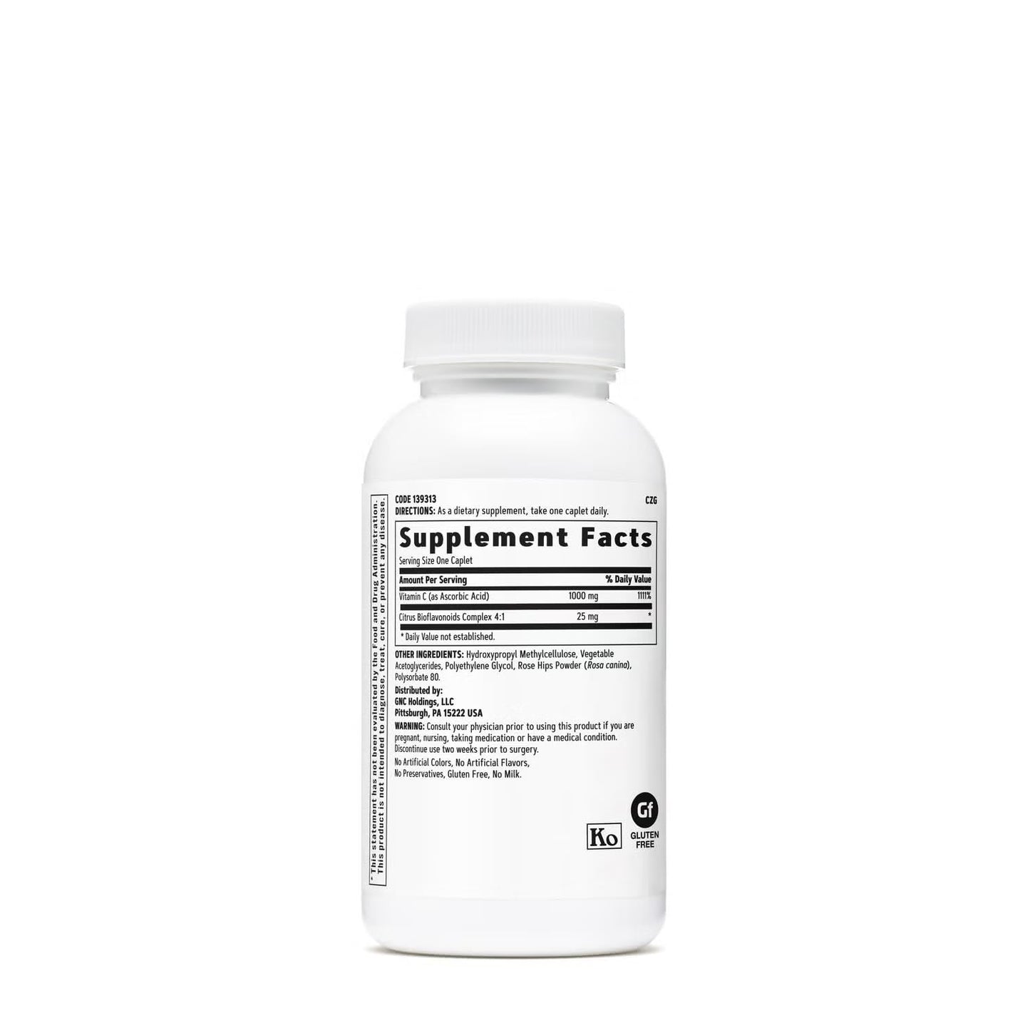 GNC Vitamin C Timed-Release 1000mg Caplets, 90 Count