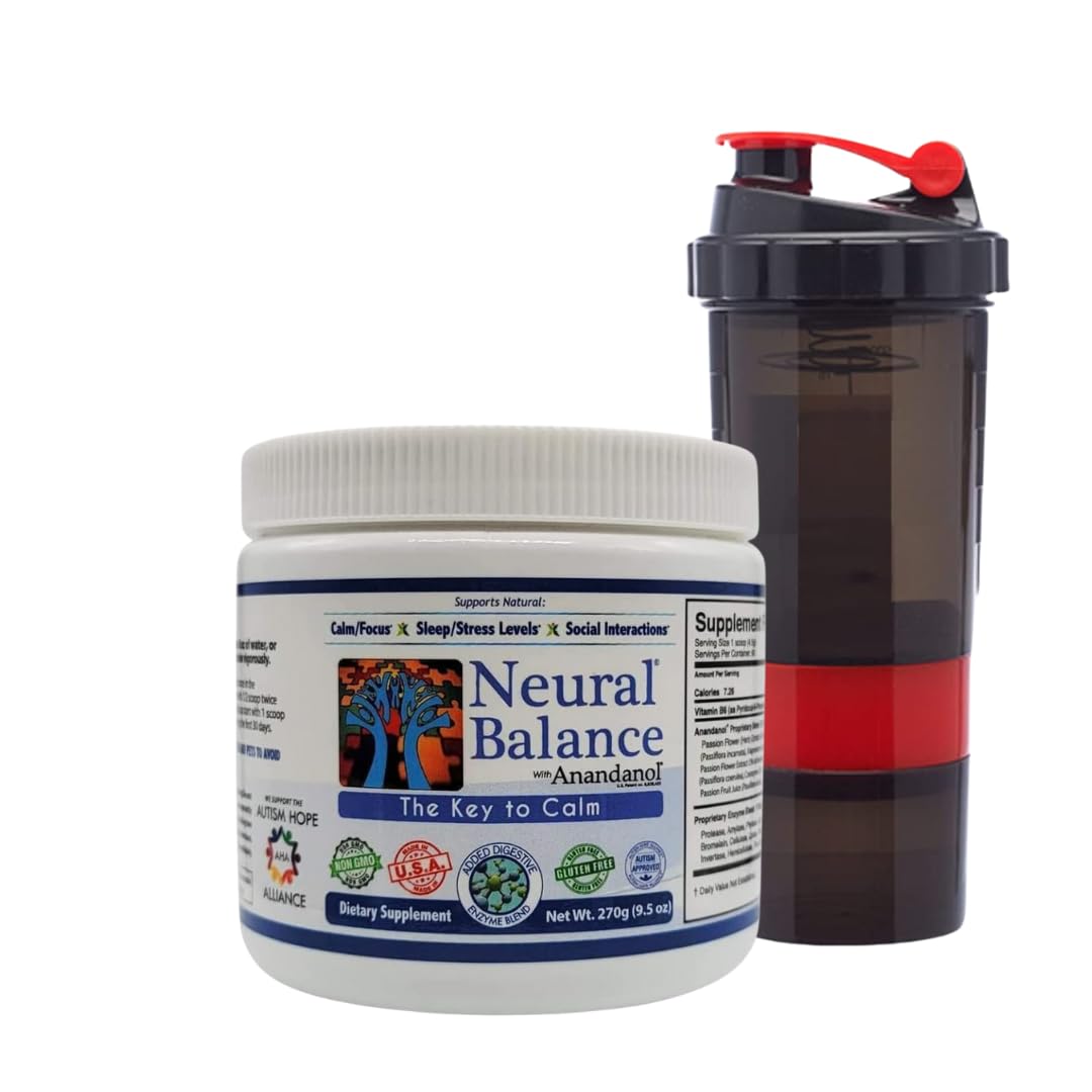 NEURAL BALANCE Anandanol with Proprietary Digestive Enzyme Blend Powder 9.5 Ounce
