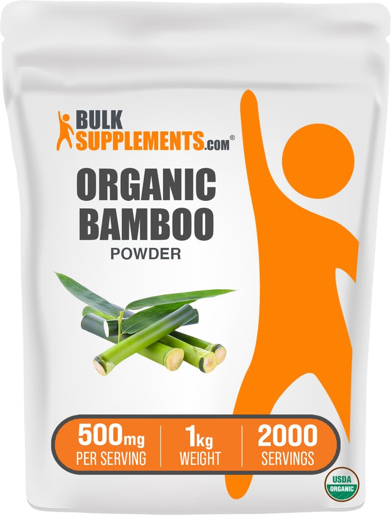 BulkSupplements Organic Bamboo Powder (Powder), 35.27 oz