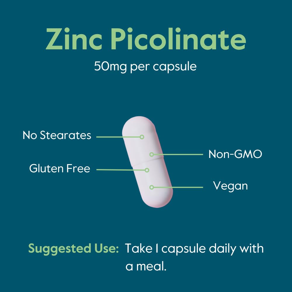 BESTVITE Zinc Picolinate 50mg Capsule 240 Count