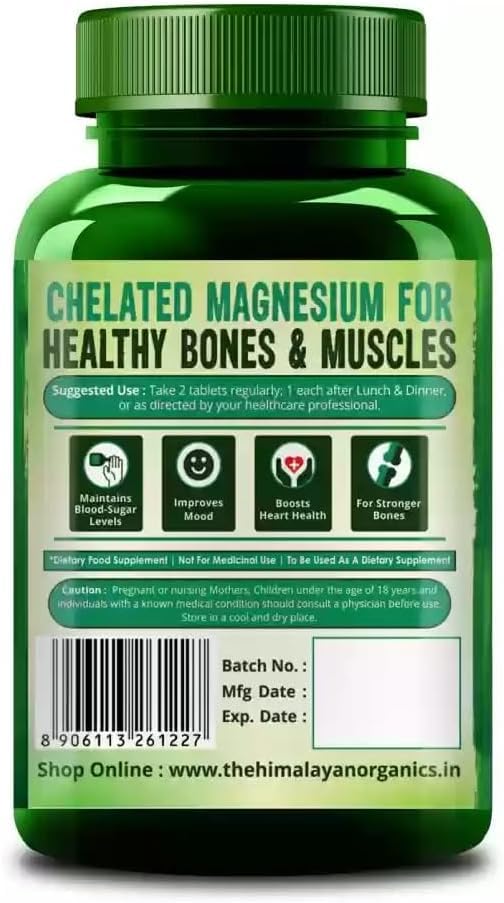 Generic Magnesium Citrate 1648mg Tablets, 120 Count