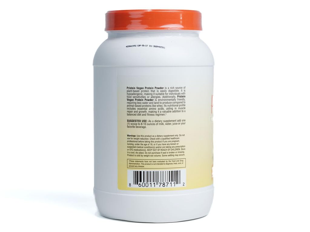 Pristein Vegan Protein Powder Peanut Butter Banana Flavor, 500