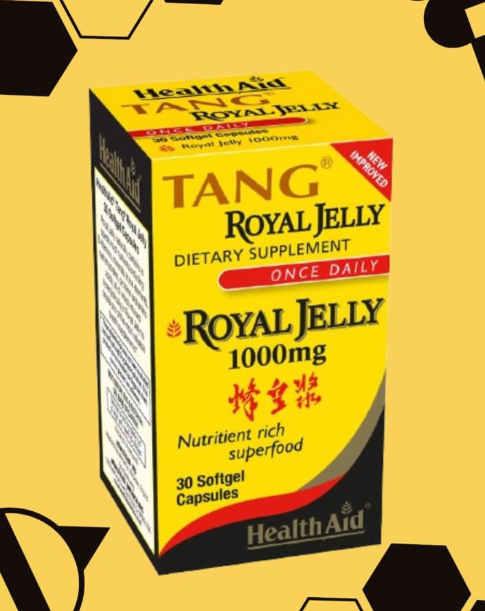 HealthAid Royal Jelly 1000mg Softgel Capsules, 30 Count