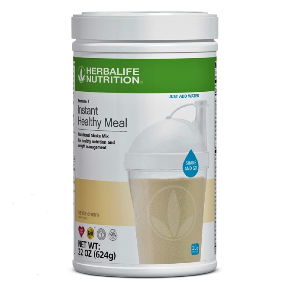 Herbalife Formula 1 Instant Healthy Meal Vanilla Dream Nutritional Shake Mix Powder, 22