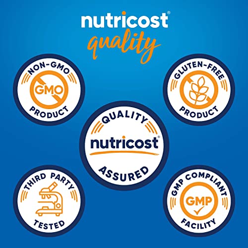 Nutricost Whey Protein Isolate (Unflavored) Powder, 160 Servings