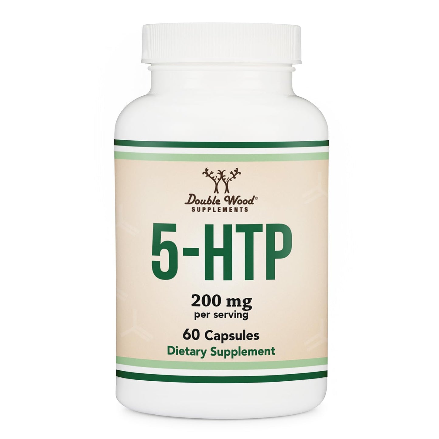 Double Wood Supplements 5HTP Capsules 60 Count