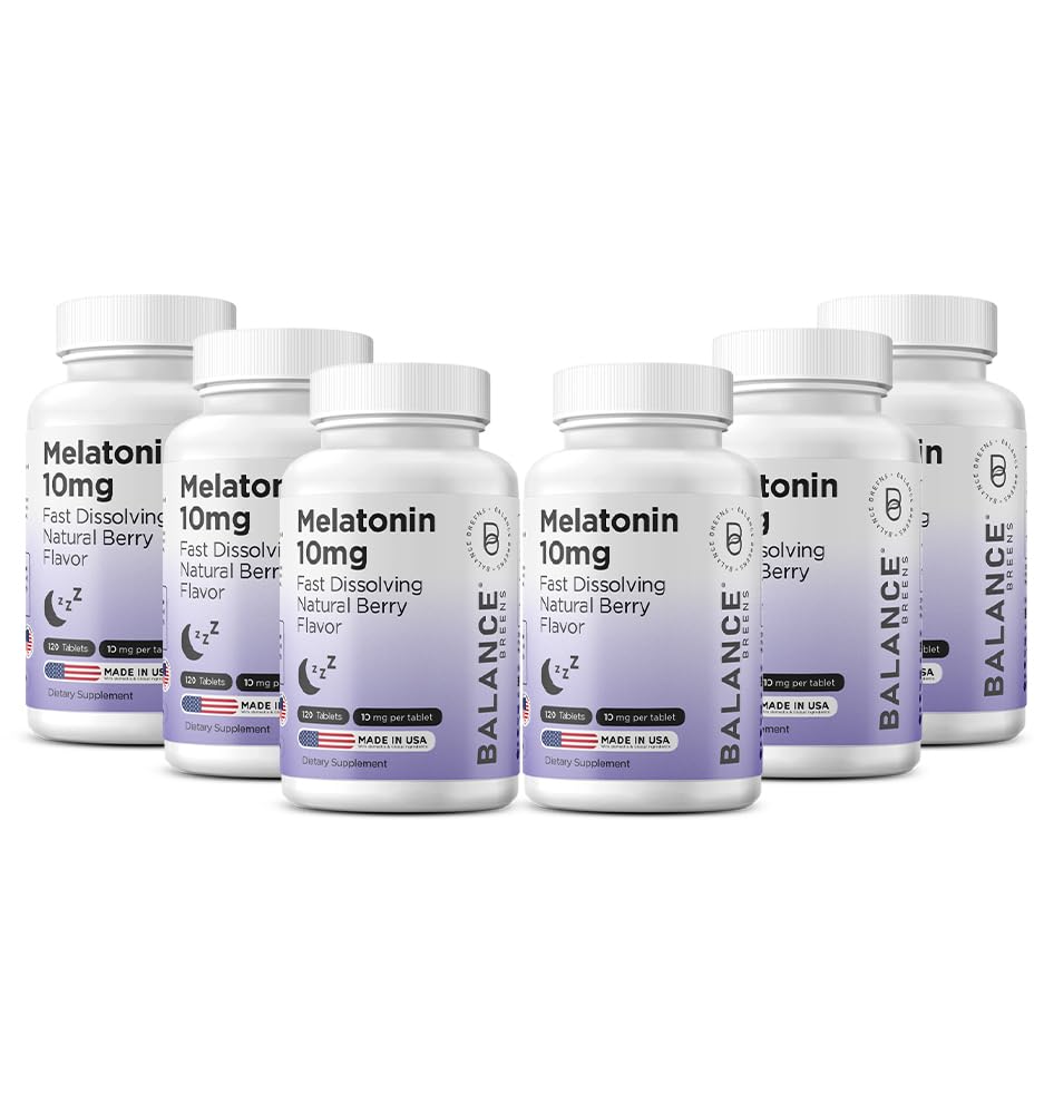 Balancebreens Melatonin 10mg Fast-Dissolve Tablets, 720 Tablets