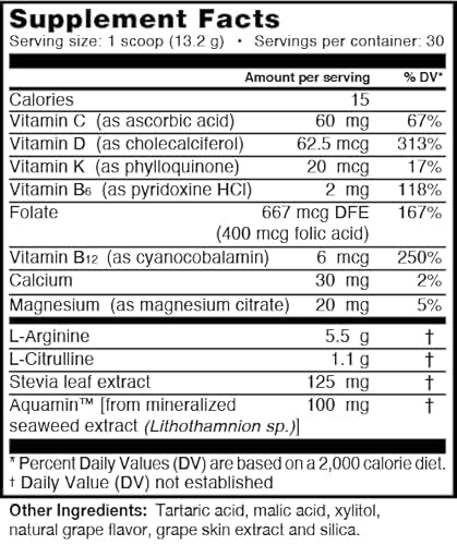 L-ARGININE PRO L-arginine Supplement Powder 41.91 oz