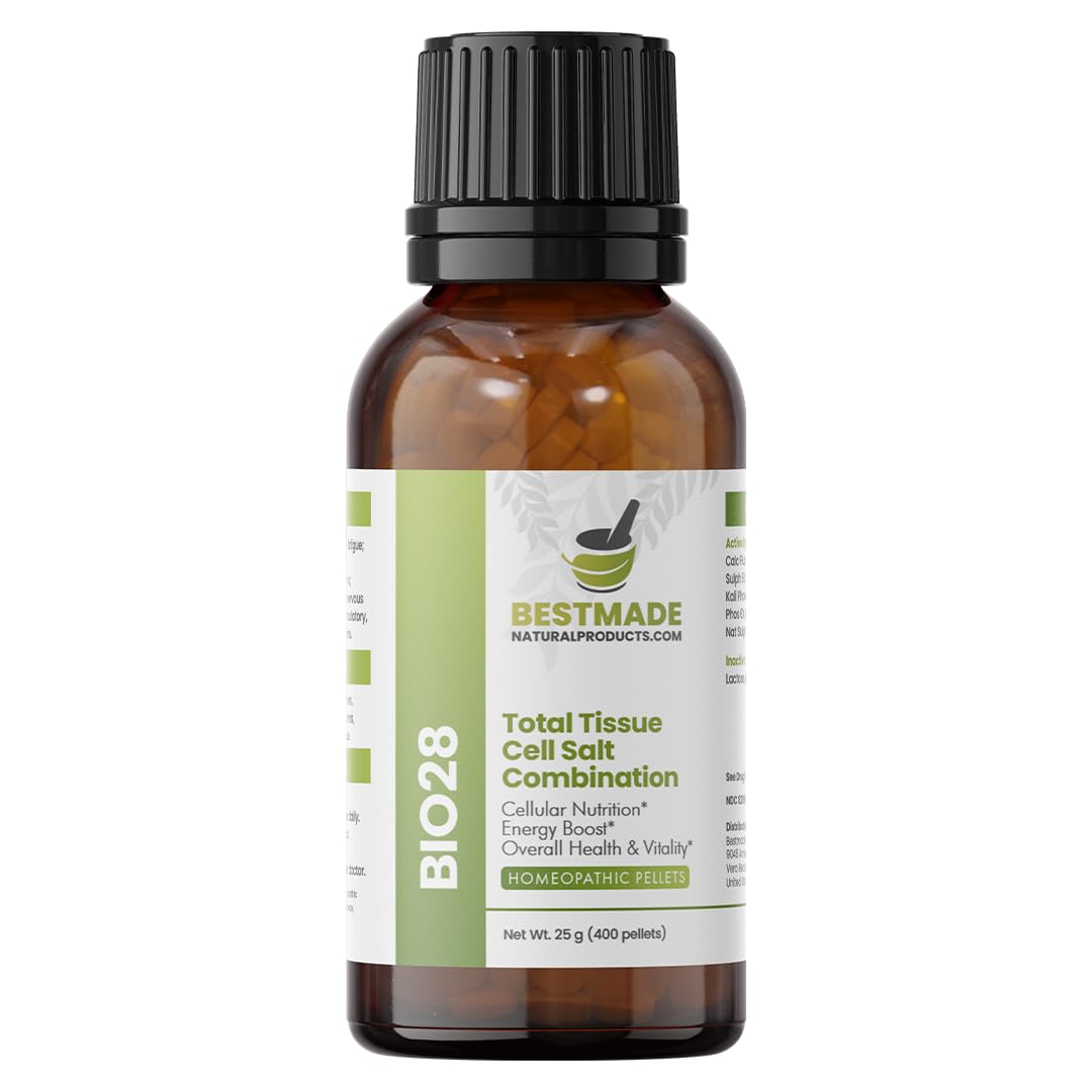 Bestmade Naturalproducts.com Total Tissue Cell Salt Mineral Combination BIO28 Tablets 300