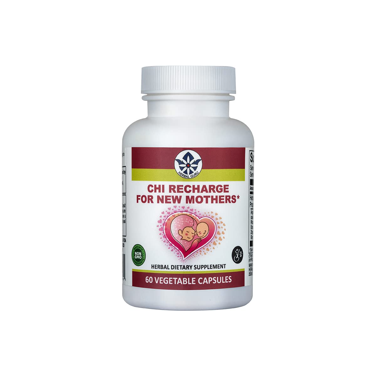 Herb Guru Chi Balance Herbal Supplement for New Mothers Capsules 1 Count