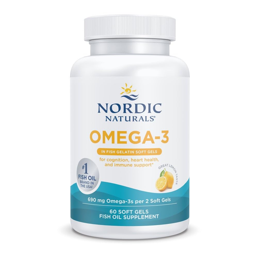 Nordic Naturals Omega-3 Softgels 60 Count