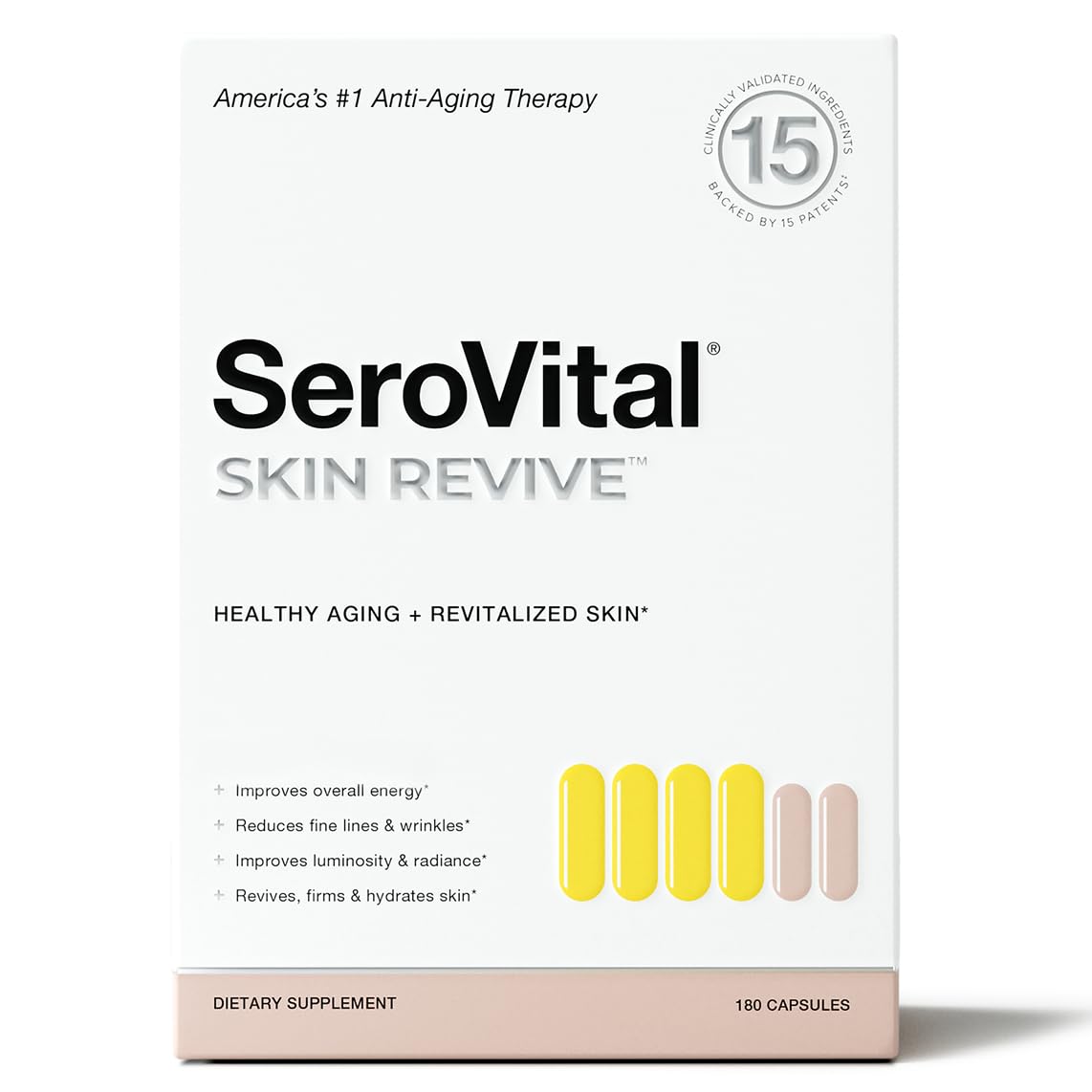 Serovital Skin Revive Capsule 180 Count