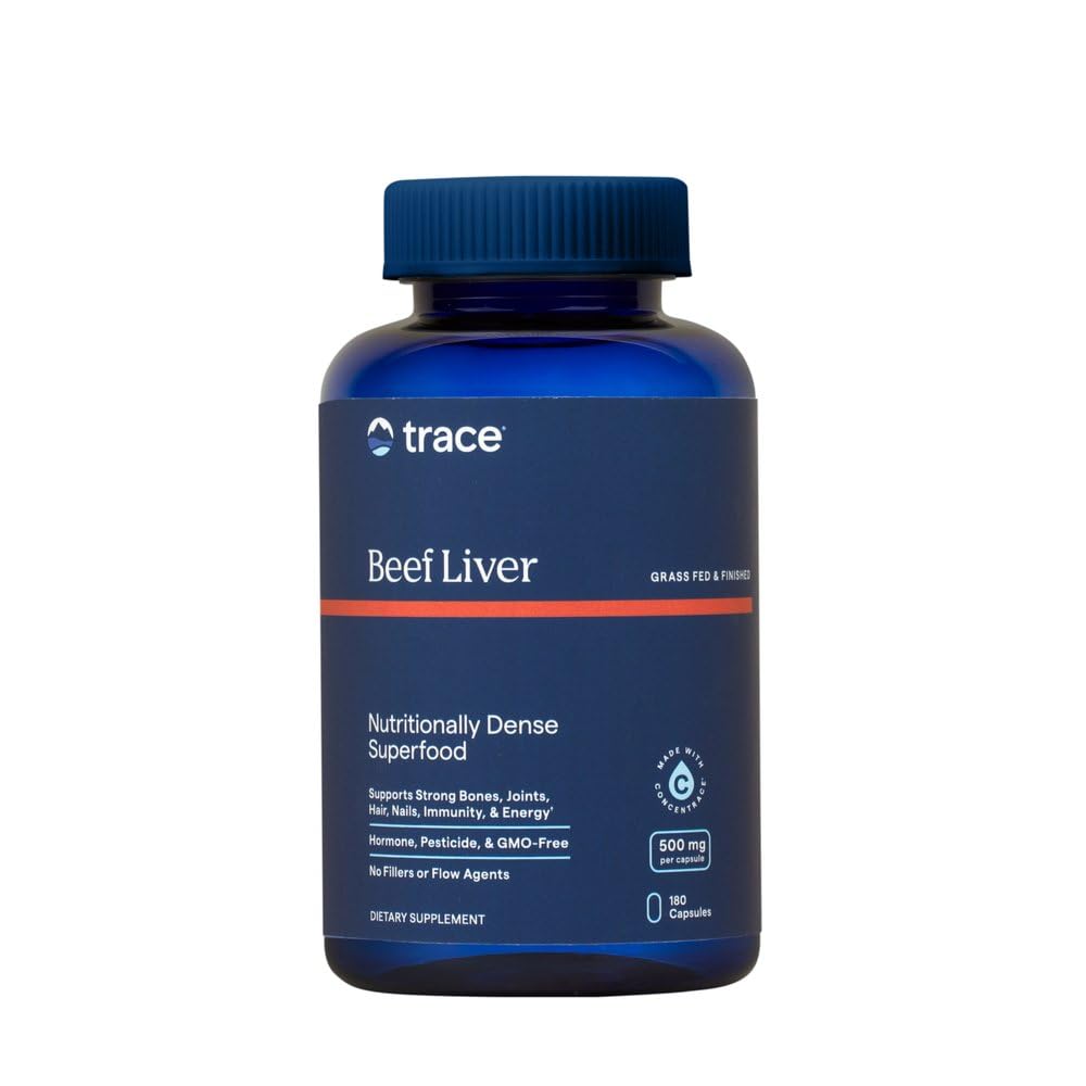 Trace Minerals Ancestral Beef Liver Capsule 180 Count