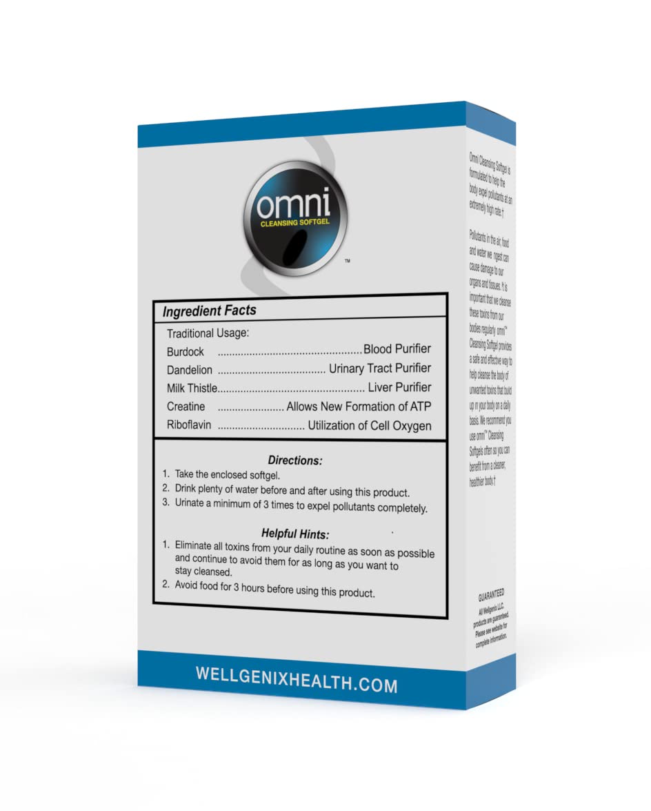 Wellgenix Omni Herbal Cleanse Detox Capsule 2-Pack