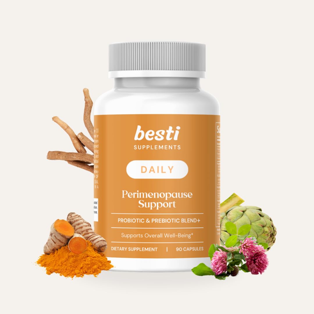 Besti Daily Perimenopause Support Probiotic & Prebiotic Blend Capsule 90 Capsules