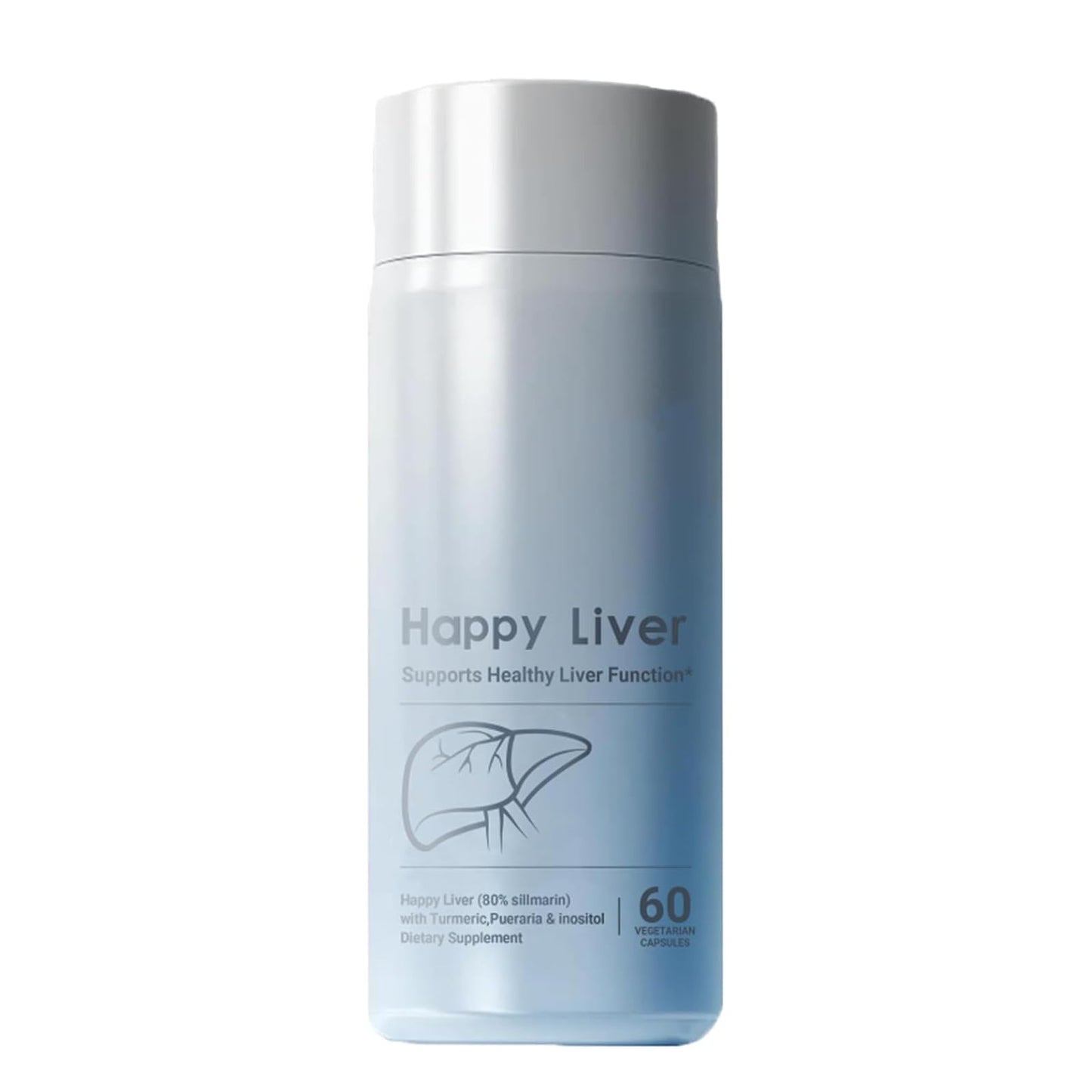 Happy Liver Milk Thistle Capsule for Digestion & Immune Support, Natural Ingredients, 1 Capsule