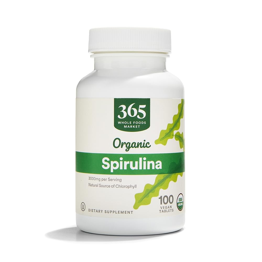 365 by Whole Foods Market Spirulina 500mg Capsule, 100 Capsules
