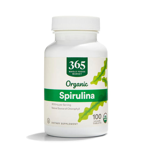 365 by Whole Foods Market Spirulina 500mg Capsule, 100 Capsules