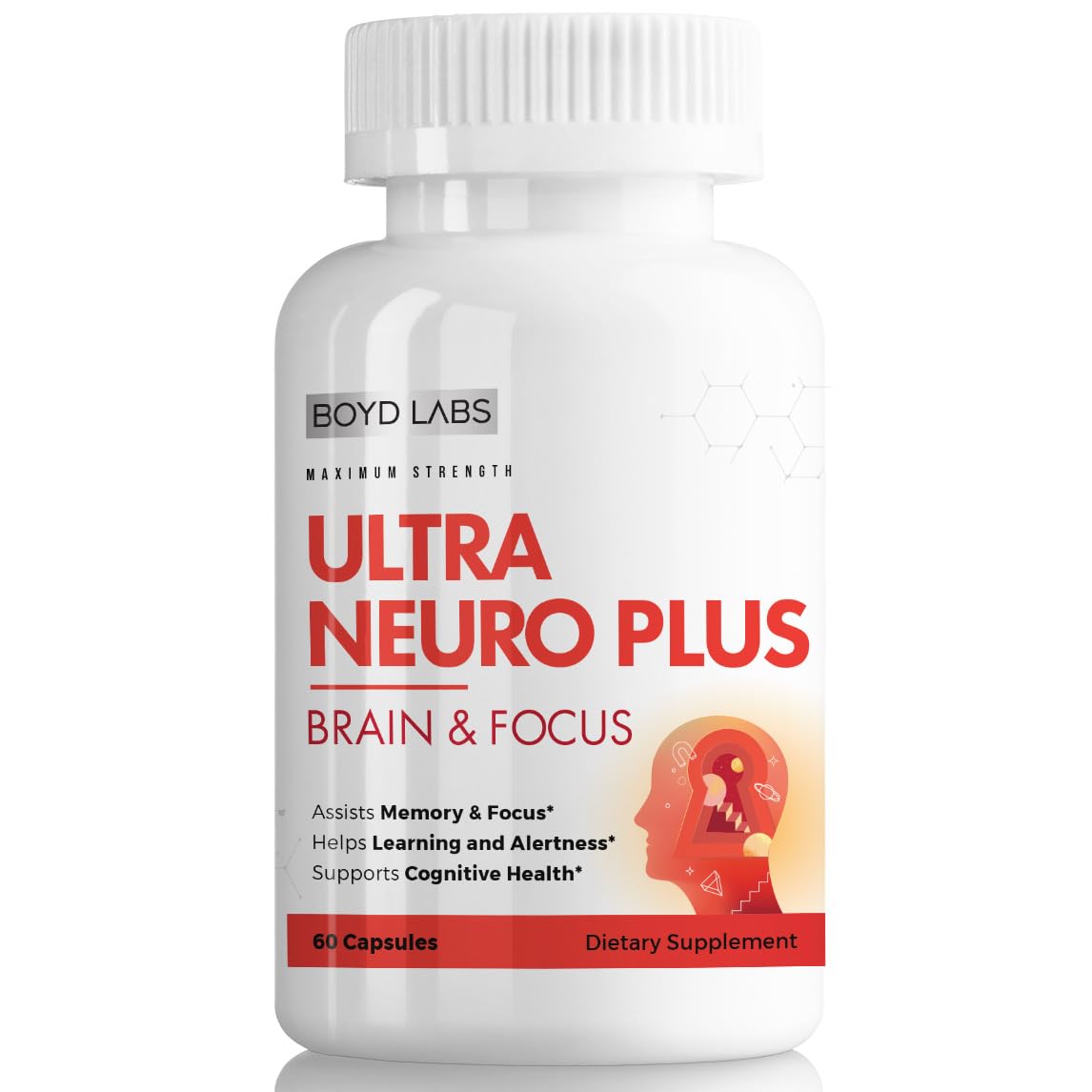 Boyd Labs Ultra Neuro Plus Brain & Focus Formula Capsule 60 Count