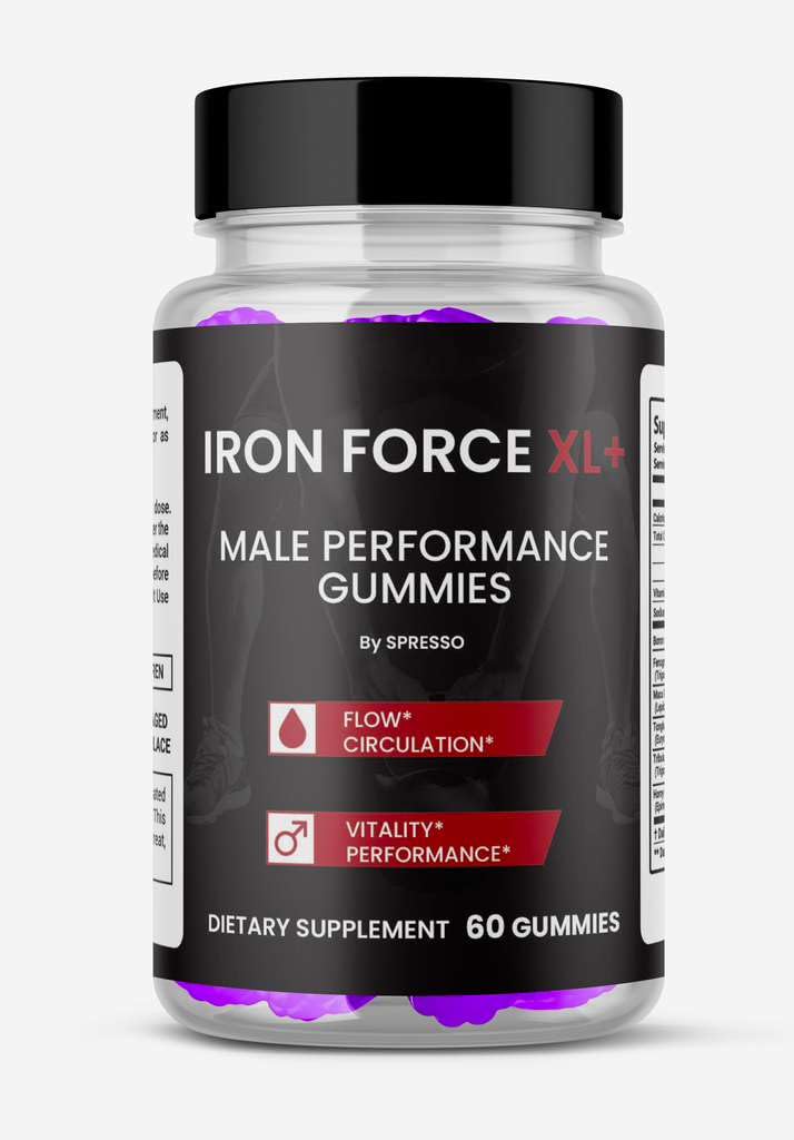 SPRESSO Iron Force XL Gummies 60 Gummies
