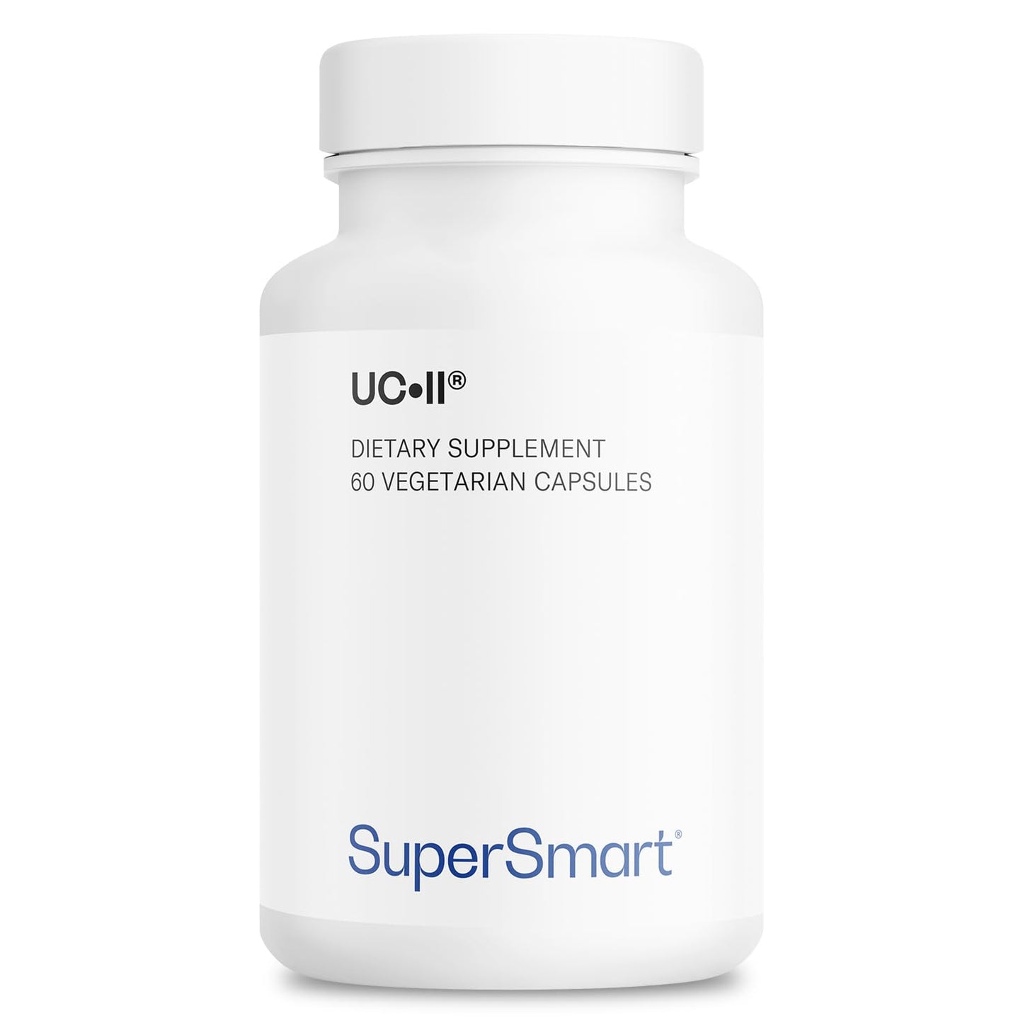 Supersmart UC II 40mg per Day Undenatured Type II Collagen Supplement Capsule, 60 Capsules