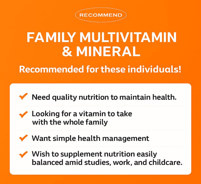 DAHLORE Daewoong Multivitamin Mineral Tablet, 30 Count