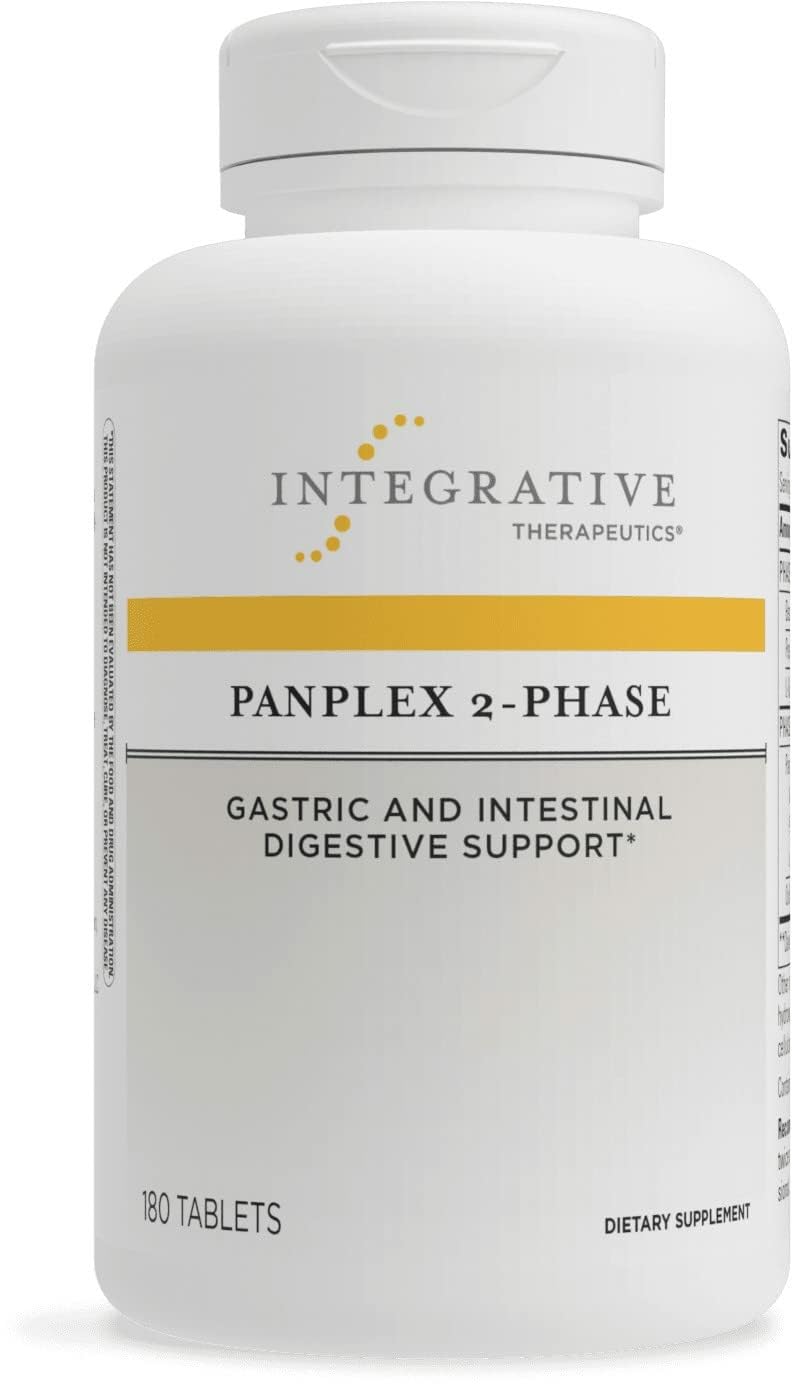 Integrative Therapeutics Panplex 2-Phase Daily Supplement for Digestive Health and Intestinal Tract Support Tablets, 180 Count